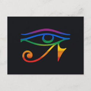Cartão Postal Bandeira do Orgulho Gay Goth
