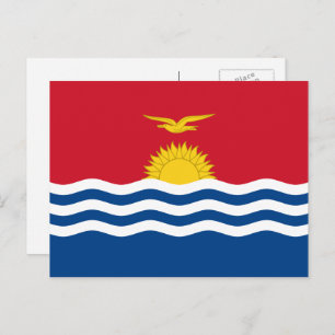 Cartão Postal Bandeira do Quiribati, Bandeira do Quiribati
