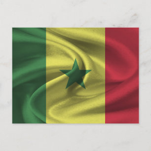 Cartão Postal Bandeira do Senegal
