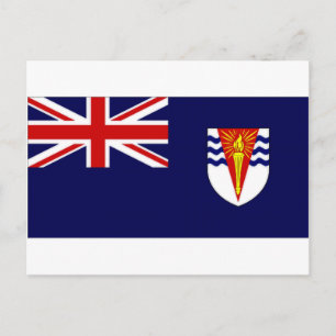 Cartão Postal Bandeira do Território Antártico Britânico