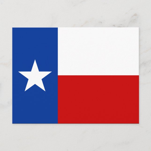 Cartão Postal bandeira do texas (Frente)