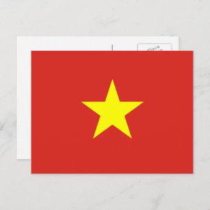 Cartão Postal Bandeira do Vietname