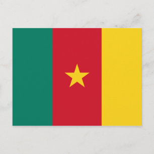 Cartão Postal Bandeira dos Camarões