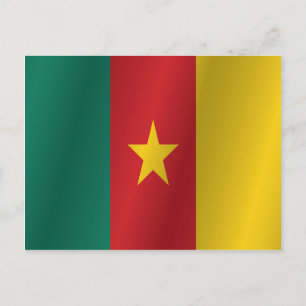 Cartão Postal Bandeira dos Camarões