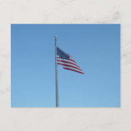 Cartão Postal bandeira dos Estados Unidos