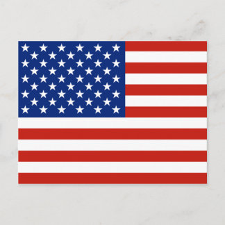 Cartão Postal bandeira dos EUA