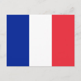 Cartão Postal Bandeira França