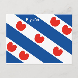 Cartão Postal Bandeira frísio Friesland Holland
