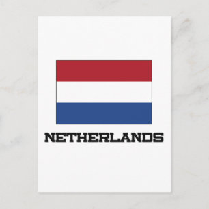 Cartão Postal Bandeira Holandesa