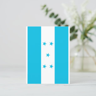 Cartão Postal bandeira Honduras