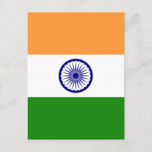 Cartão Postal Bandeira Indiana - Imagem de Alta Qualidade