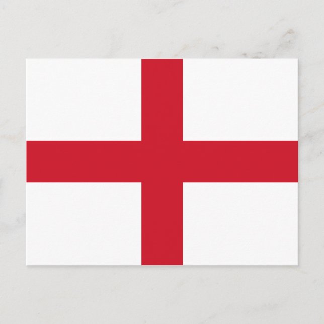 Cartão Postal Bandeira Inglesa (Inglaterra) (Frente)