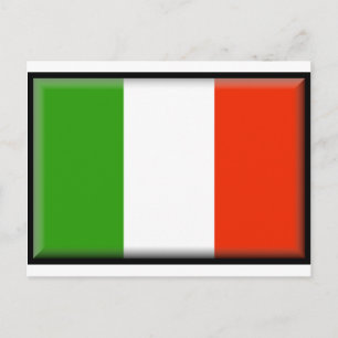 Cartão Postal Bandeira Itália
