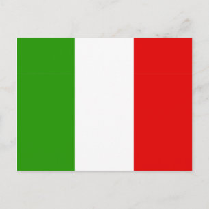 Cartão Postal Bandeira italiana
