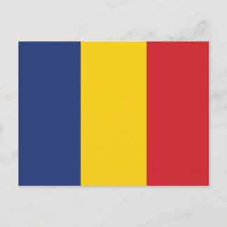 Cartão Postal Bandeira lisa de Romania