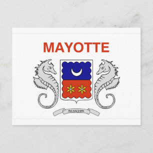 Cartão Postal bandeira maotte