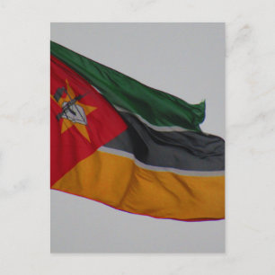 Cartão Postal bandeira moçambique