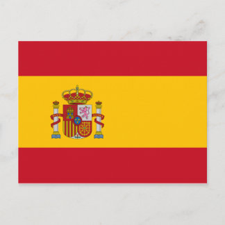 Cartão Postal Bandeira Nacional espanha
