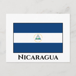Cartão Postal Bandeira Nicarágua (Nicarágua)