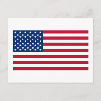Cartão Postal Bandeira Oficial Americana