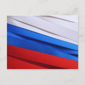 Cartão Postal bandeira russa