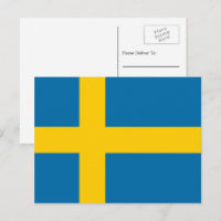 Bandeira Sueca, Bandeira da Suécia