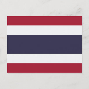 Cartão Postal Bandeira Tailandesa (Tailândia)