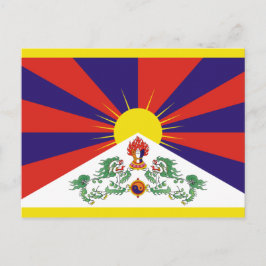 Cartão Postal Bandeira tibetana