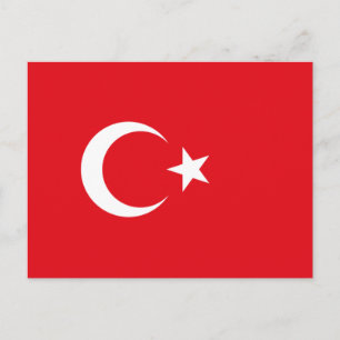 Cartão Postal Bandeira Turca (Turquia)
