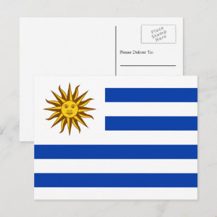 Cartão Postal Bandeira Uruguaia, Bandeira do Uruguai