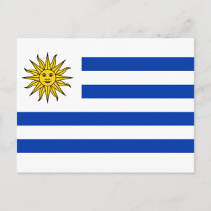 Cartão Postal bandeira uruguiana