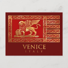 Cartão Postal Bandeira Veneza