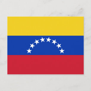 Cartão Postal bandeira venezuela