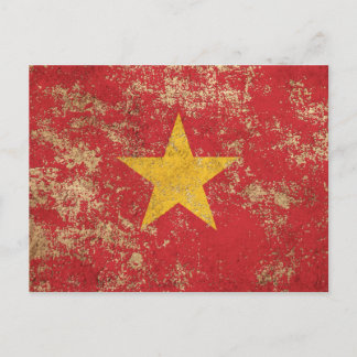 Cartão Postal Bandeira Vietnamita com Idade Bruta