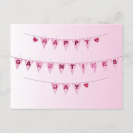 Cartão Postal Bandeiras de Galentine - Cartão-postal
