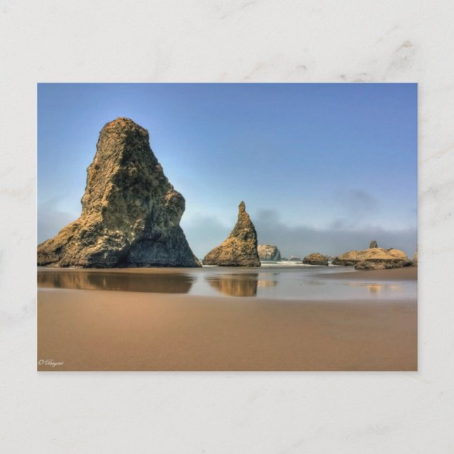 Cartão Postal Bandon Oregon Beach Ocean Scene (Frente)
