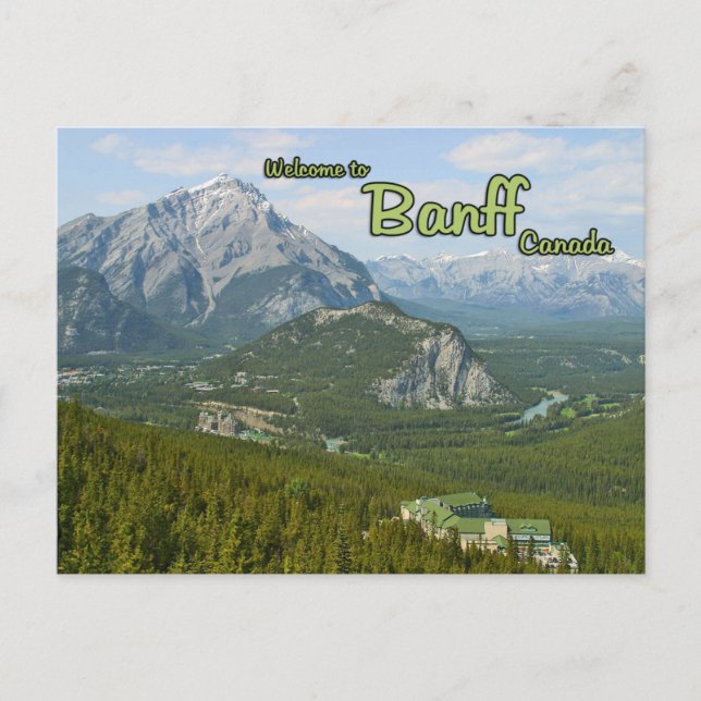 Cartão Postal Banff Alberta Canadá (Frente)