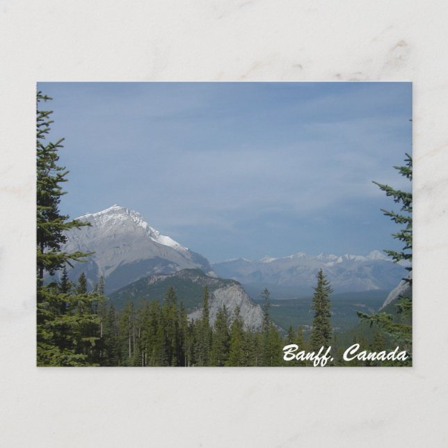 Cartão Postal Banff Alberta Canada, Canadian National Park (Frente)