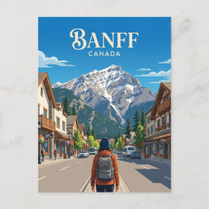 CARTÃO POSTAL BANFF CANÁDA