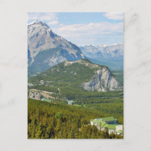 Cartão Postal Banff Canada Vista Do Gondol Da Montanha De Enxofr