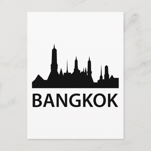 Cartão Postal Bangkok Skyline (Frente)