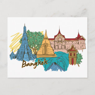 Cartão Postal Bangkok Tailândia