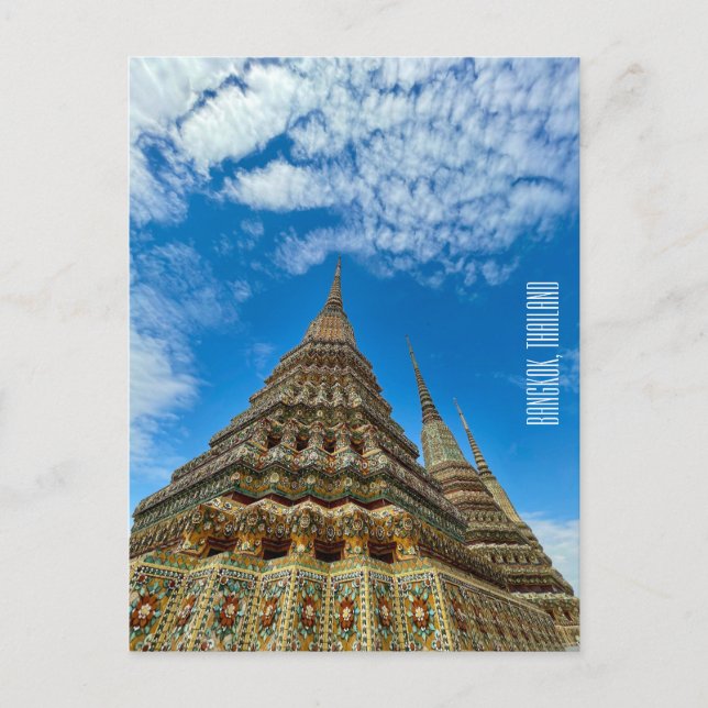 Cartão Postal bangkok thailwat pho (Frente)