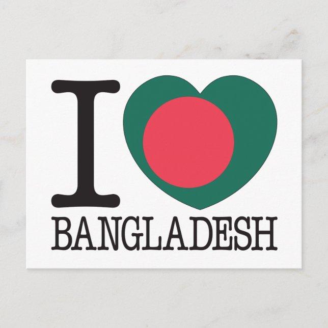 Cartão Postal Bangladesh Amor v2 (Frente)