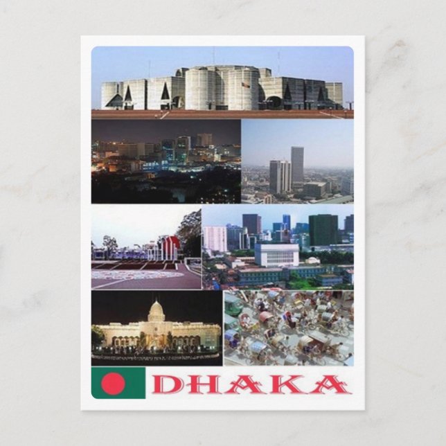 Cartão Postal Bangladesh - Dhaka - (Frente)