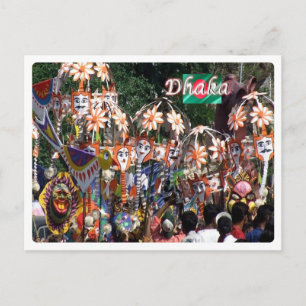 Cartão Postal Bangladesh - Dhaka - Celebrações - Bengali -