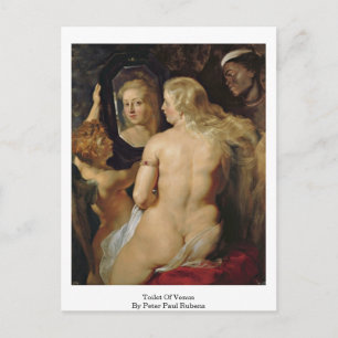 Cartão Postal Banheiro De Vênus Por Peter Paul Rubens