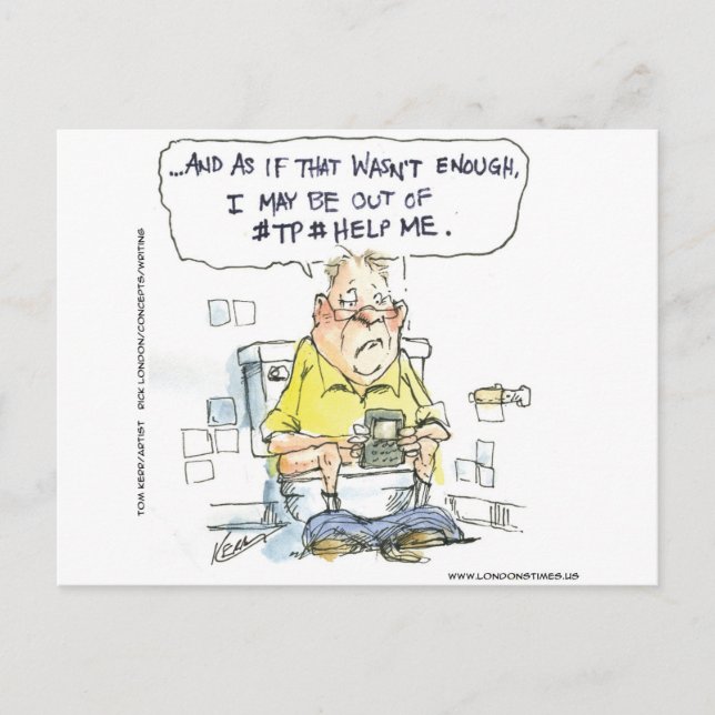 Cartão Postal Banheiro Não é para Rede Social Camisetas Divertid (Frente)