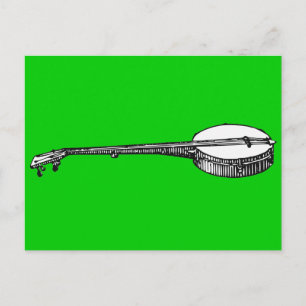 Cartão Postal Banjo