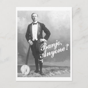 Cartão postal Banjo Anyone